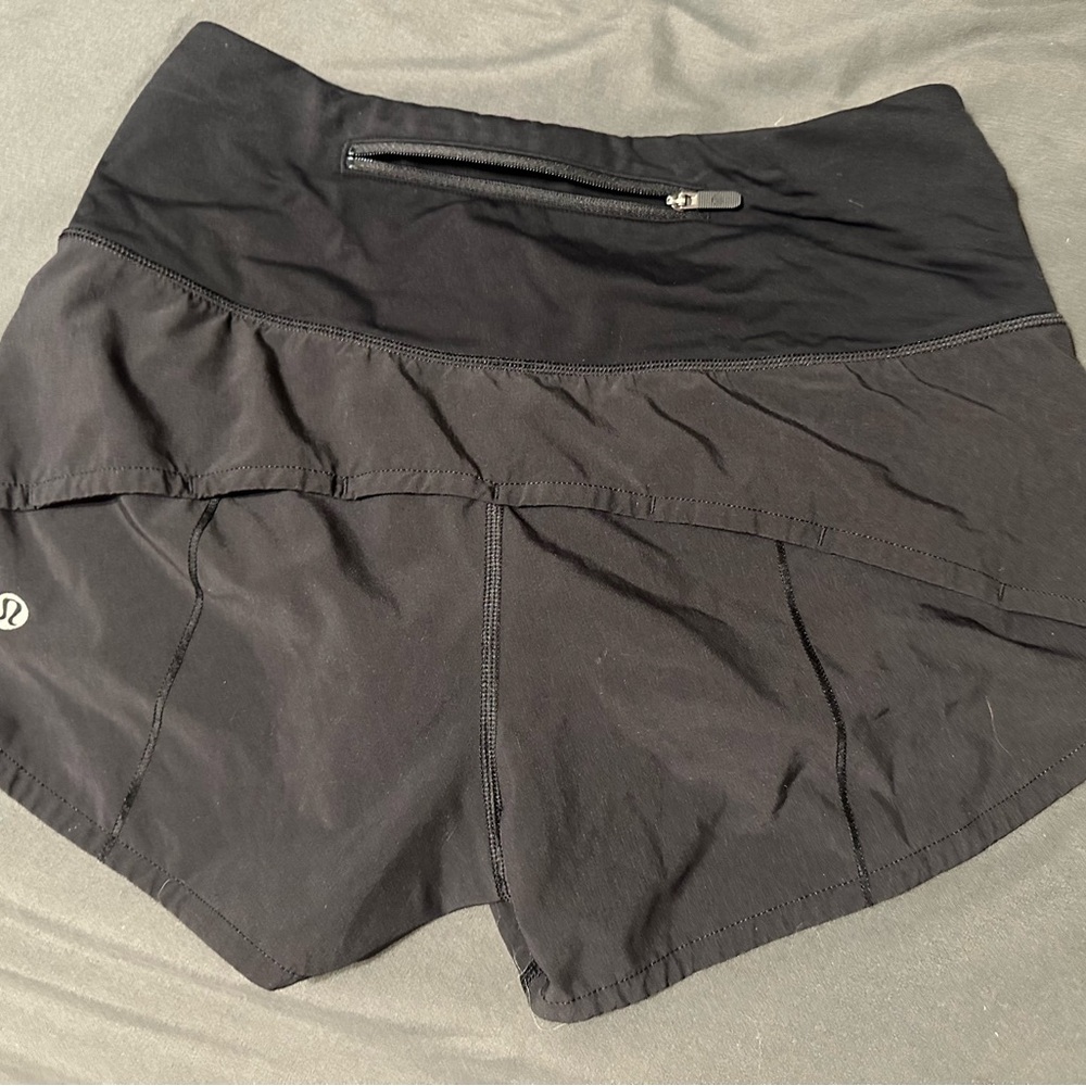 lululemon athletica high rise speed shorts